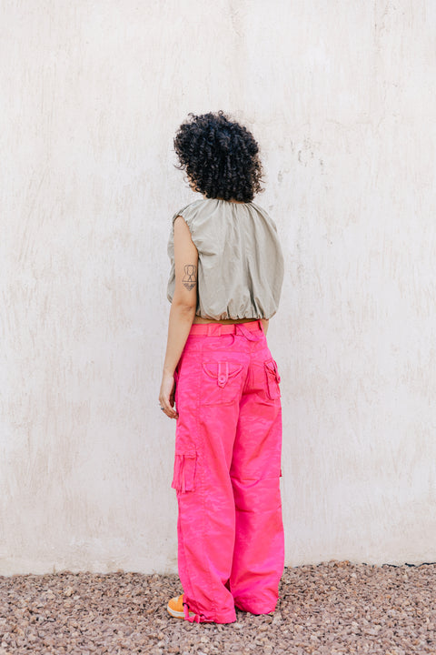 pink ultimate low waist pants