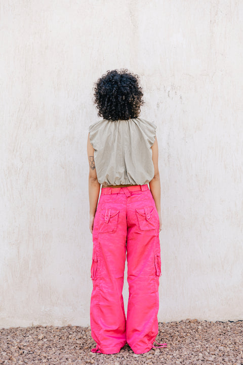 pink ultimate low waist pants