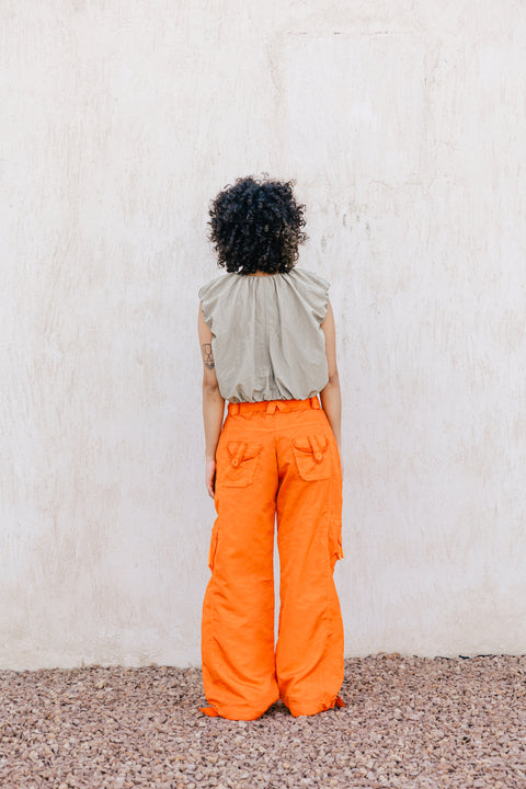 orange ultimate low waist pants