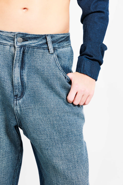 woven denim pants