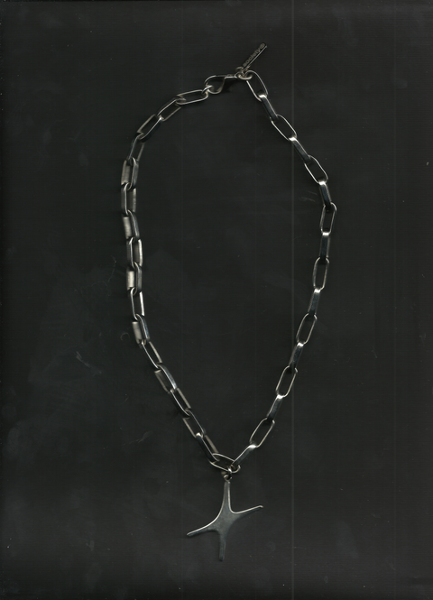 Square chain necklace